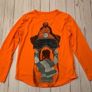 EUC Gap Kids Dog Night Watch Graphic Tee
